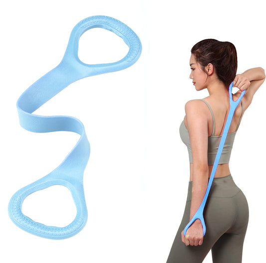 Fitness Elastic Resistance Band for Yoga Pilates Arm Back Shoulder Exercise
