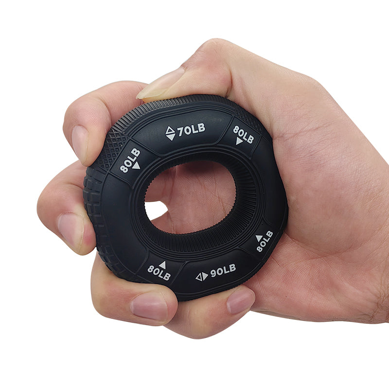 Silicone Adjustable 20-90LB Hand Grip Arm Strength Exercise