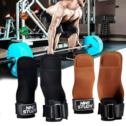 Bench Press Weight Lifting Wrist Hooks Straps