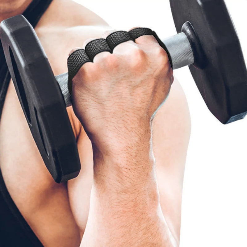 2PCS Neoprene Grip Pads Lifting Grips Gym Workout Gloves